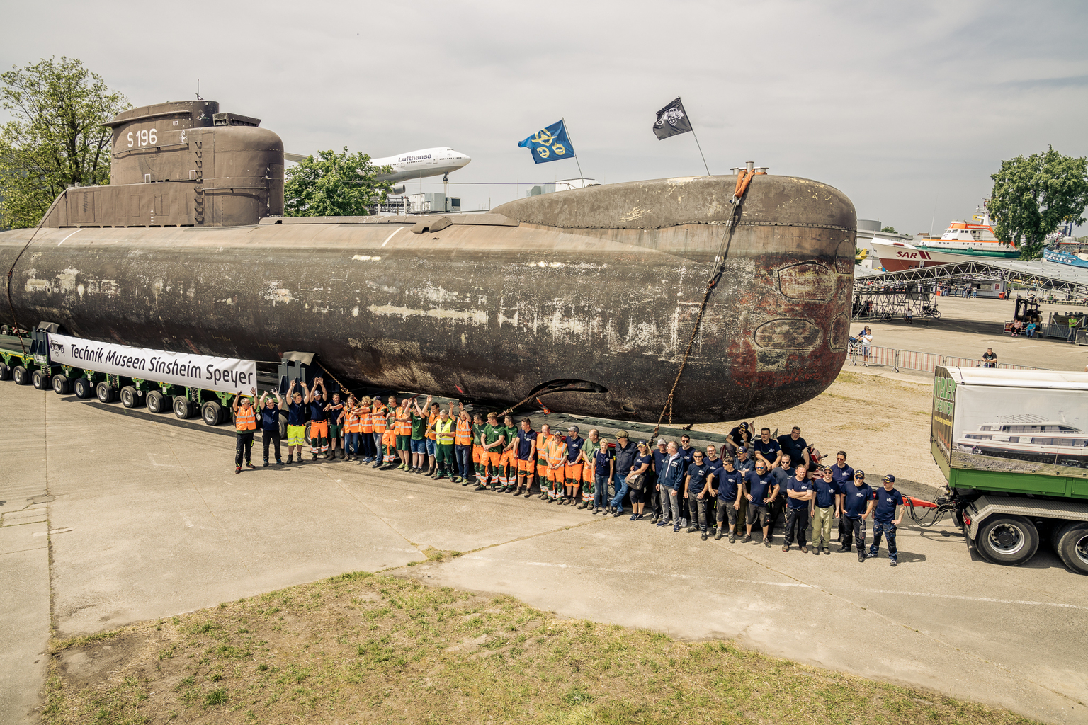 Ein U-Boot rollt nach Sinsheim: Technik Museen bereiten sich vor