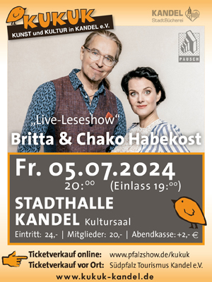 KuKuK Kandel präsentiert: Britta und Chako Habekost